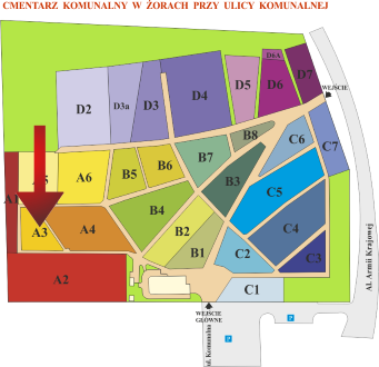 Brak mapy sektorowej