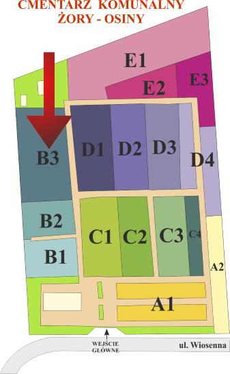 Brak mapy sektorowej