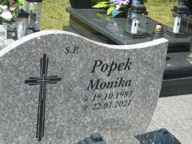 Monika Popek 1983 Żory - Grobonet - Wyszukiwarka osób pochowanych