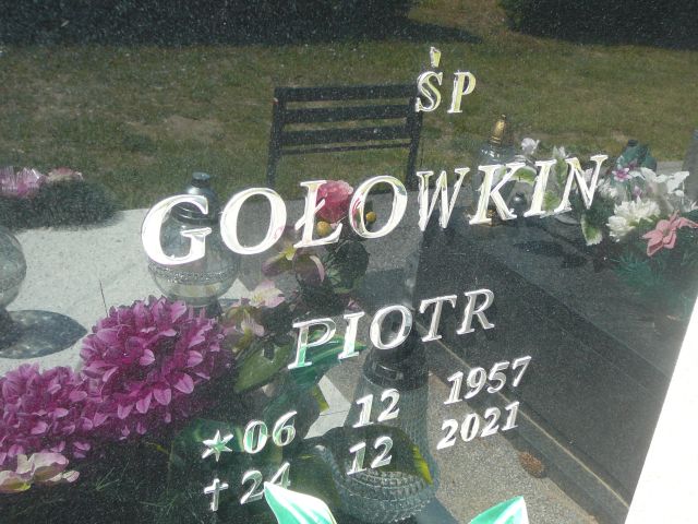 Piotr Gołowkin 1957 Żory - Grobonet - Wyszukiwarka osób pochowanych