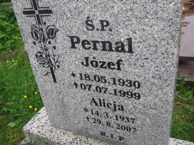 Alicja Pernal 1937 Żory - Grobonet - Wyszukiwarka osób pochowanych