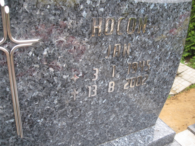 Jan Kocoń 1945 Żory - Grobonet - Wyszukiwarka osób pochowanych