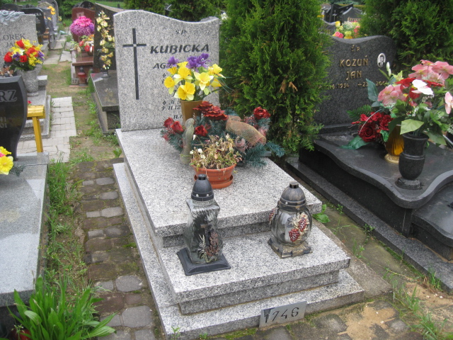 Grób Agnieszka Kubicka