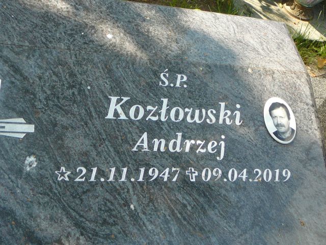 Andrzej Kozłowski 1947 Żory - Grobonet - Wyszukiwarka osób pochowanych