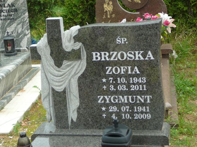 Zofia Brzoska 1943 Żory - Grobonet - Wyszukiwarka osób pochowanych