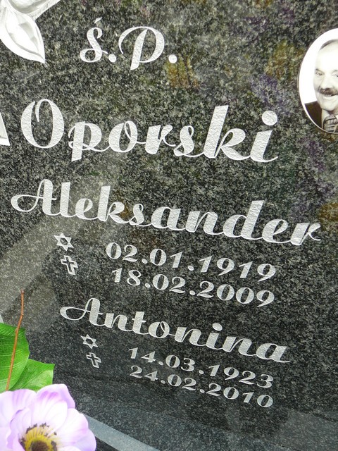 Antonina Oporska 1923 Żory - Grobonet - Wyszukiwarka osób pochowanych