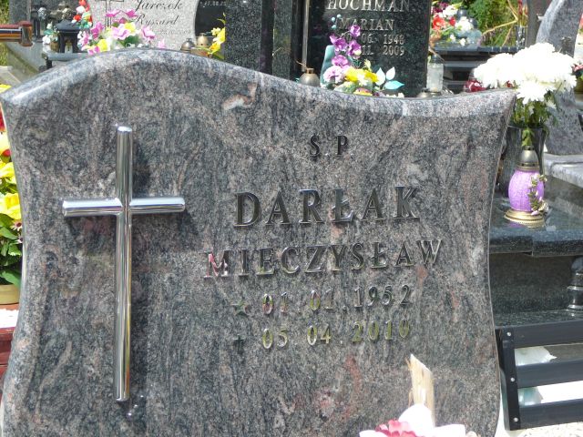 Mieczysław Darłak 1952 Żory - Grobonet - Wyszukiwarka osób pochowanych