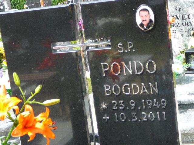 Bogdan Pondo 1949 Żory - Grobonet - Wyszukiwarka osób pochowanych
