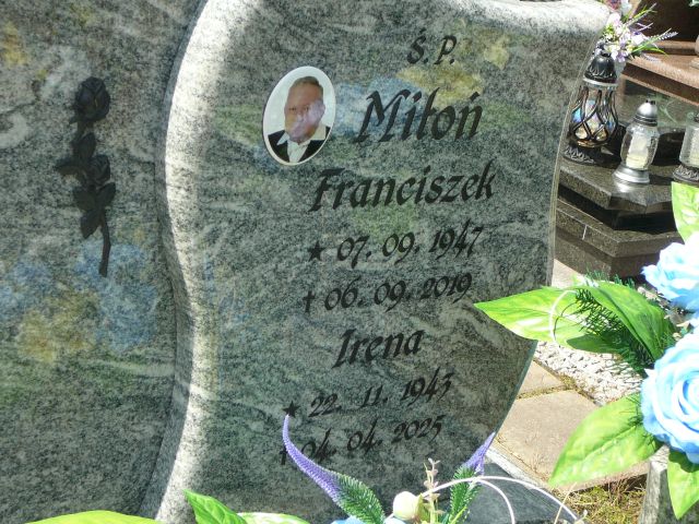 Irena Miłoń 1943 Żory - Grobonet - Wyszukiwarka osób pochowanych