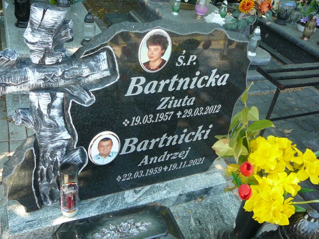 Andrzej Bartnicki 1959 Żory - Grobonet - Wyszukiwarka osób pochowanych