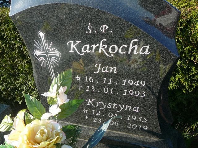  Karkocha 1955 Żory - Grobonet - Wyszukiwarka osób pochowanych