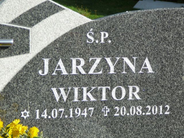 Wiktor Jarzyna 1947 Żory - Grobonet - Wyszukiwarka osób pochowanych
