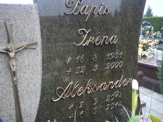Irena Papis 1951 Żory - Grobonet - Wyszukiwarka osób pochowanych