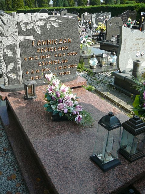 Grób Zdzisława Ławniczak