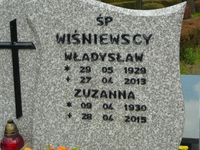 Zuzanna Wiśniewska 1930 Żory - Grobonet - Wyszukiwarka osób pochowanych