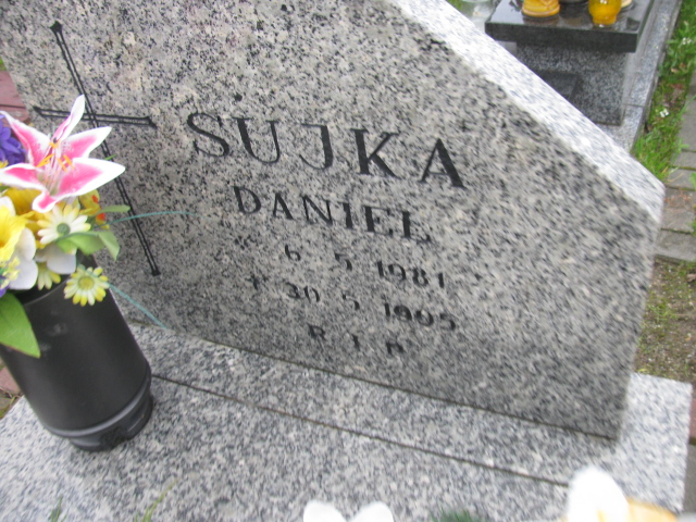 Daniel Sujka 1981 Żory - Grobonet - Wyszukiwarka osób pochowanych
