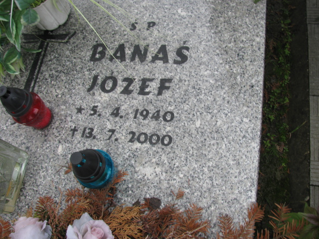 Józef Banaś 1940 Żory - Grobonet - Wyszukiwarka osób pochowanych