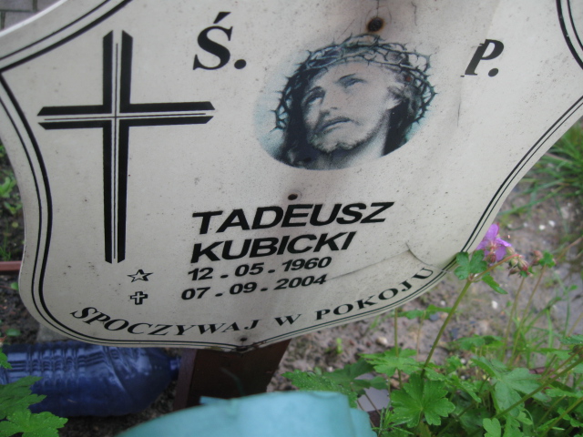 Tadeusz Kubicki 1960 Żory - Grobonet - Wyszukiwarka osób pochowanych