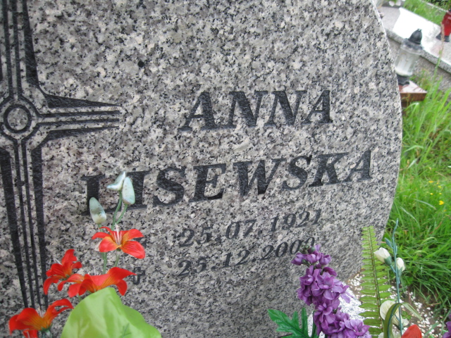 Anna Lisewska 1921 Żory - Grobonet - Wyszukiwarka osób pochowanych