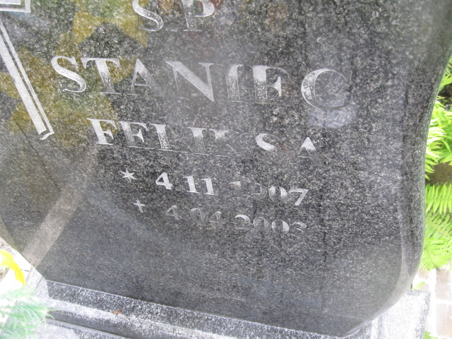 Feliksa Staniec 1907 Żory - Grobonet - Wyszukiwarka osób pochowanych