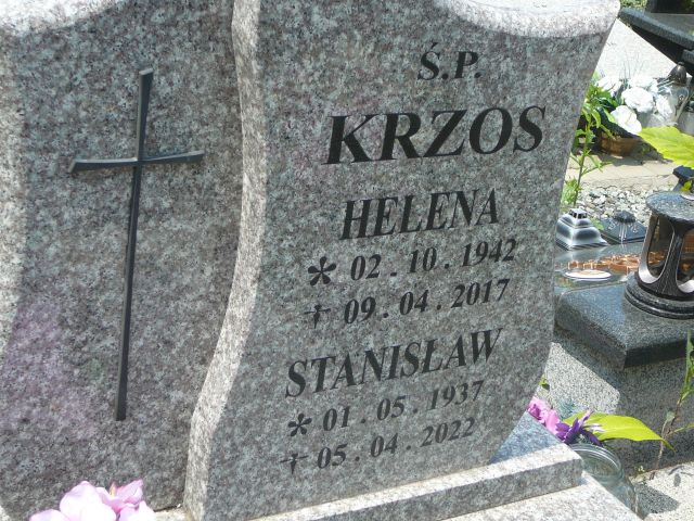 Stanisław Krzos 1937 Żory - Grobonet - Wyszukiwarka osób pochowanych