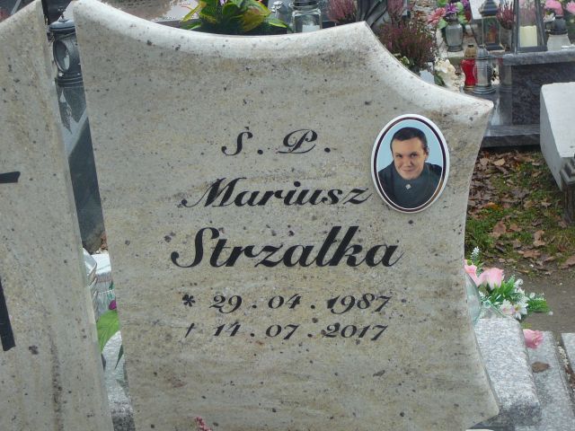 Mariusz Strzałka 1987 Żory - Grobonet - Wyszukiwarka osób pochowanych