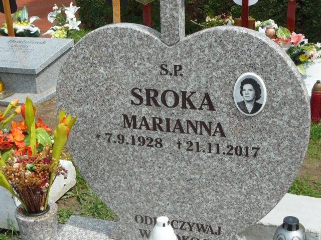 Marianna Sroka 1928 Żory - Grobonet - Wyszukiwarka osób pochowanych