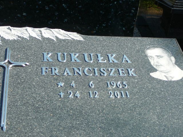 Franciszek Kukułka 1965 Żory - Grobonet - Wyszukiwarka osób pochowanych
