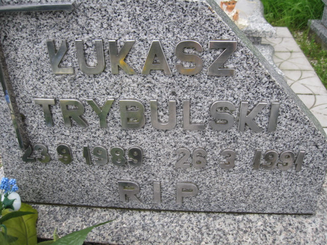 Łukasz Trybulski 1989 Żory - Grobonet - Wyszukiwarka osób pochowanych