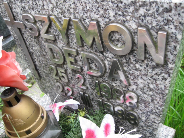 Szymon Deda 1988 Żory - Grobonet - Wyszukiwarka osób pochowanych