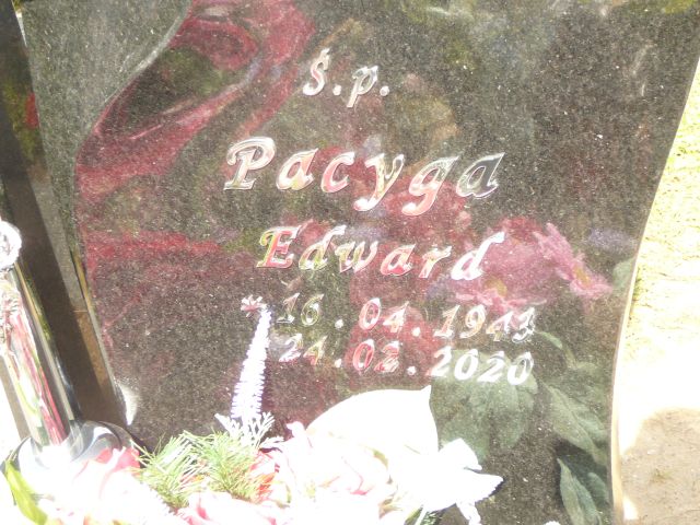 Edward Pacyga 1943 Żory - Grobonet - Wyszukiwarka osób pochowanych