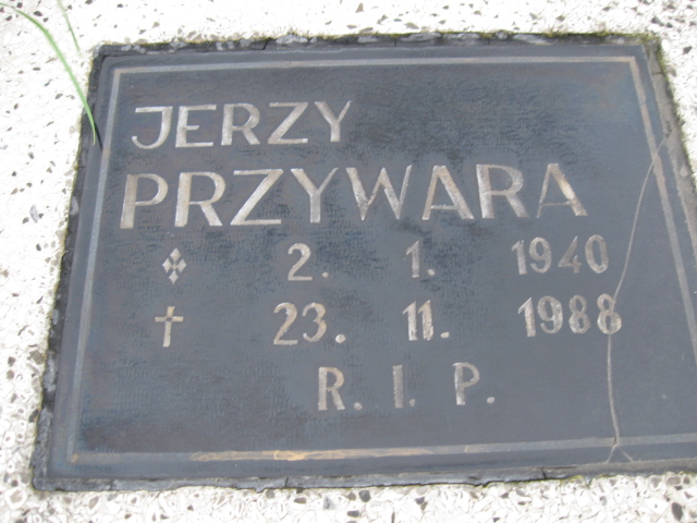 Jerzy Przywara 1940 Żory - Grobonet - Wyszukiwarka osób pochowanych