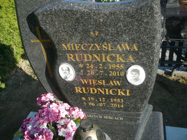 Mieczysława Rudnicka 1955 Żory - Grobonet - Wyszukiwarka osób pochowanych