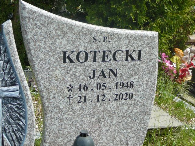 Jan Kotecki 1948 Żory - Grobonet - Wyszukiwarka osób pochowanych
