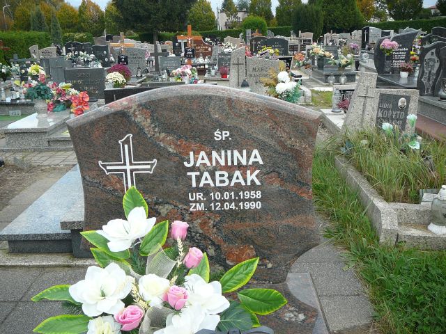  Tabak 1958 Żory - Grobonet - Wyszukiwarka osób pochowanych