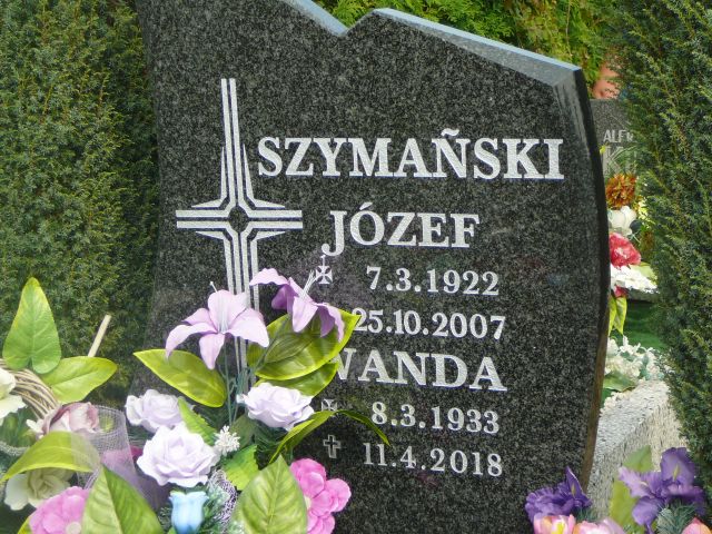 Józef Szymański 1922 Żory - Grobonet - Wyszukiwarka osób pochowanych