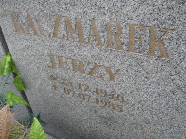 Jerzy Kaczmarek 1946 Żory - Grobonet - Wyszukiwarka osób pochowanych