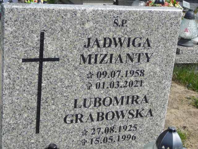 Lubomira Grabowska 1925 Żory - Grobonet - Wyszukiwarka osób pochowanych