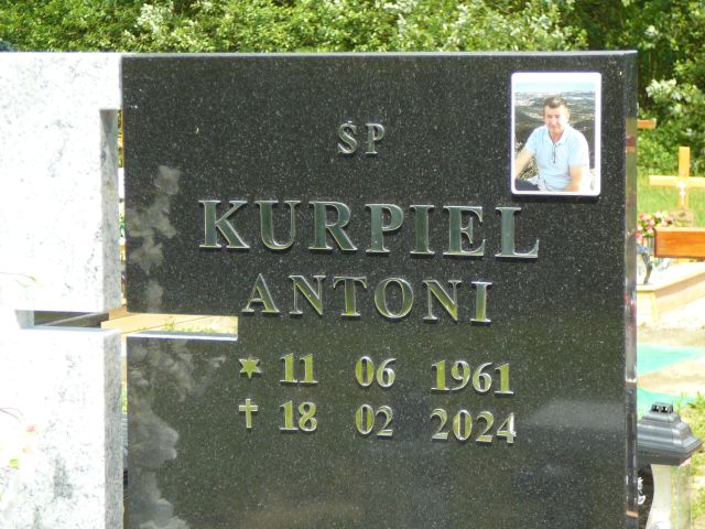 Antoni Kurpiel 1961 Żory - Grobonet - Wyszukiwarka osób pochowanych