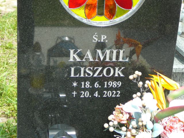 Kamil Liszok 1989 Żory - Grobonet - Wyszukiwarka osób pochowanych