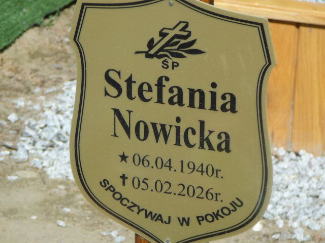 Stefania Nowicka 1940 Żory - Grobonet - Wyszukiwarka osób pochowanych