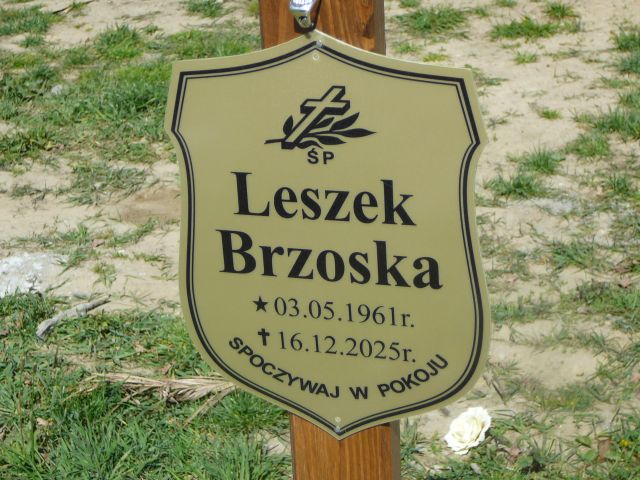 Grób Leszek Brzoska
