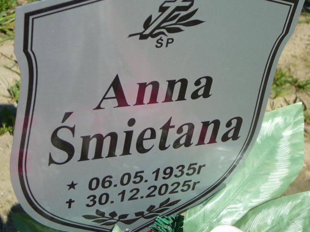 Anna Śmietana 1935 Żory - Grobonet - Wyszukiwarka osób pochowanych