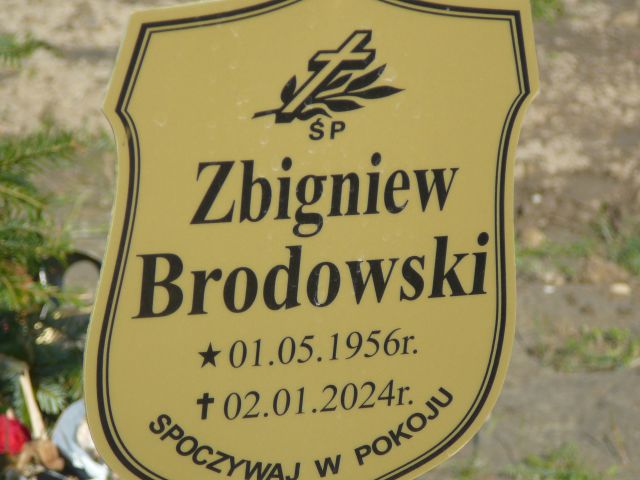 Zbigniew Brodowski 1956 Żory - Grobonet - Wyszukiwarka osób pochowanych