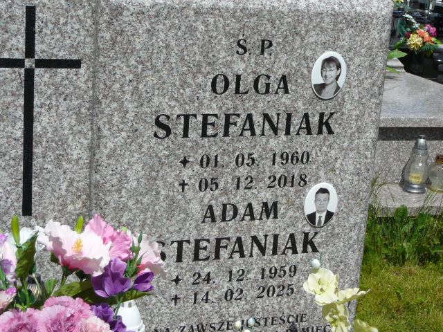 Adam Stefaniak 1959 Żory - Grobonet - Wyszukiwarka osób pochowanych