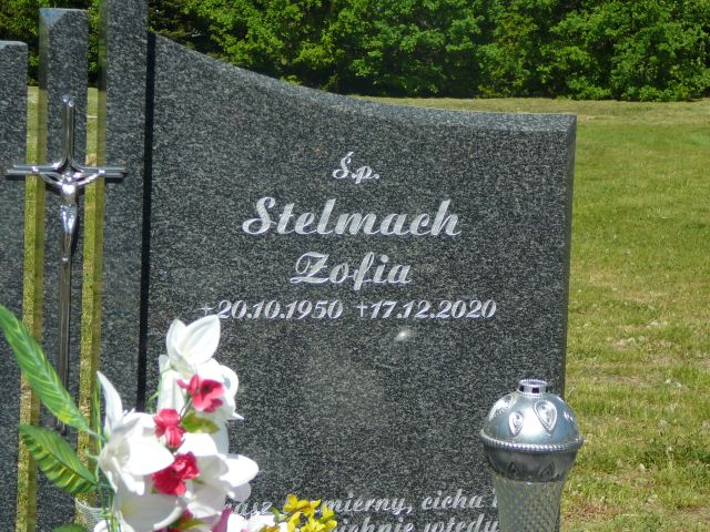 Zofia Stelmach 1950 Żory - Grobonet - Wyszukiwarka osób pochowanych