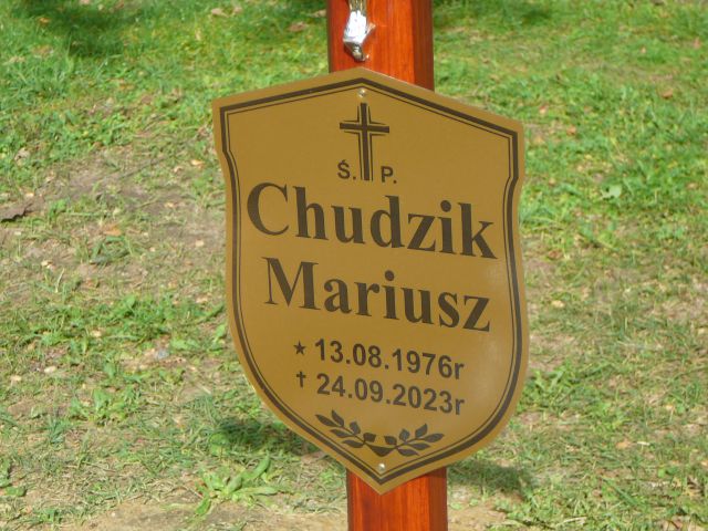Mariusz Chudzik 1976 Żory - Grobonet - Wyszukiwarka osób pochowanych