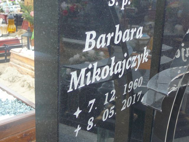 Barbara Mikołajczyk 1960 Żory - Grobonet - Wyszukiwarka osób pochowanych