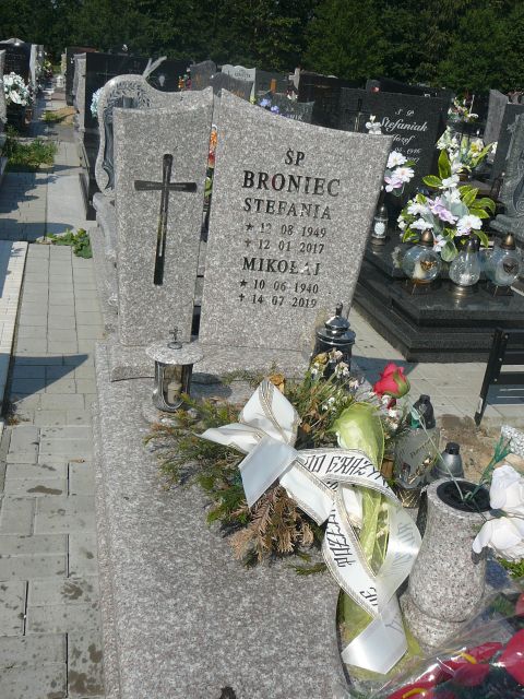 Grób Stefania Broniec