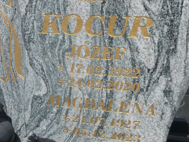 Józef Kocur 1922 Żory - Grobonet - Wyszukiwarka osób pochowanych